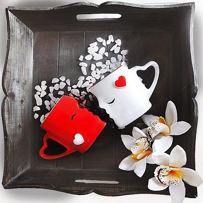 TAZAS DE ENAMORADOS